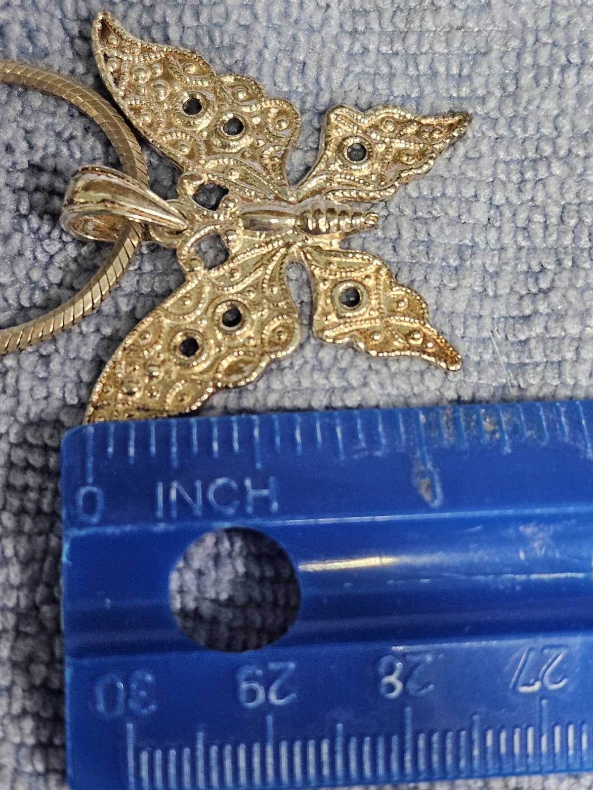 Sterling Silver 925 Butterfly & Snake 925 Silver Chain 14″ 15g