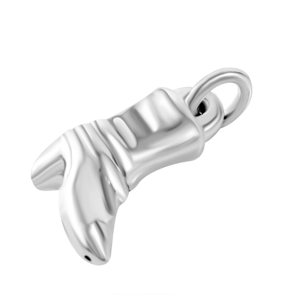 SUPER CUTE!! Sterling Silver High Heel Boot Pendant 2 Grams