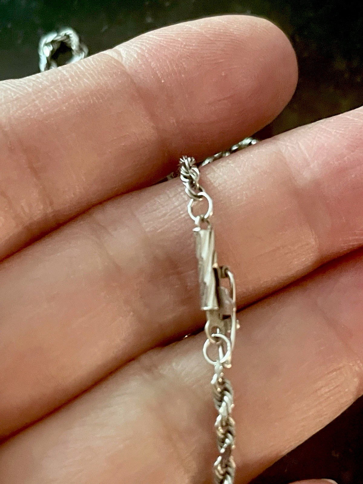Excellent Michael Anthony 18”L 3mm Solid 14K White Gold Chain Necklace 6.45Grams