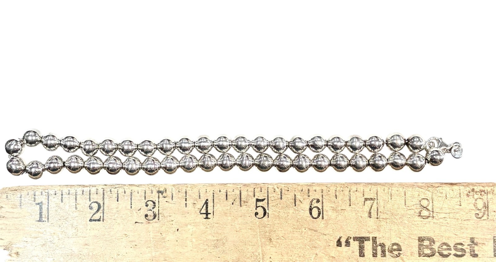 Tiffany & Co. 9MM 16″ HardWear Ball Bead Necklace w/Original Box & Pouch