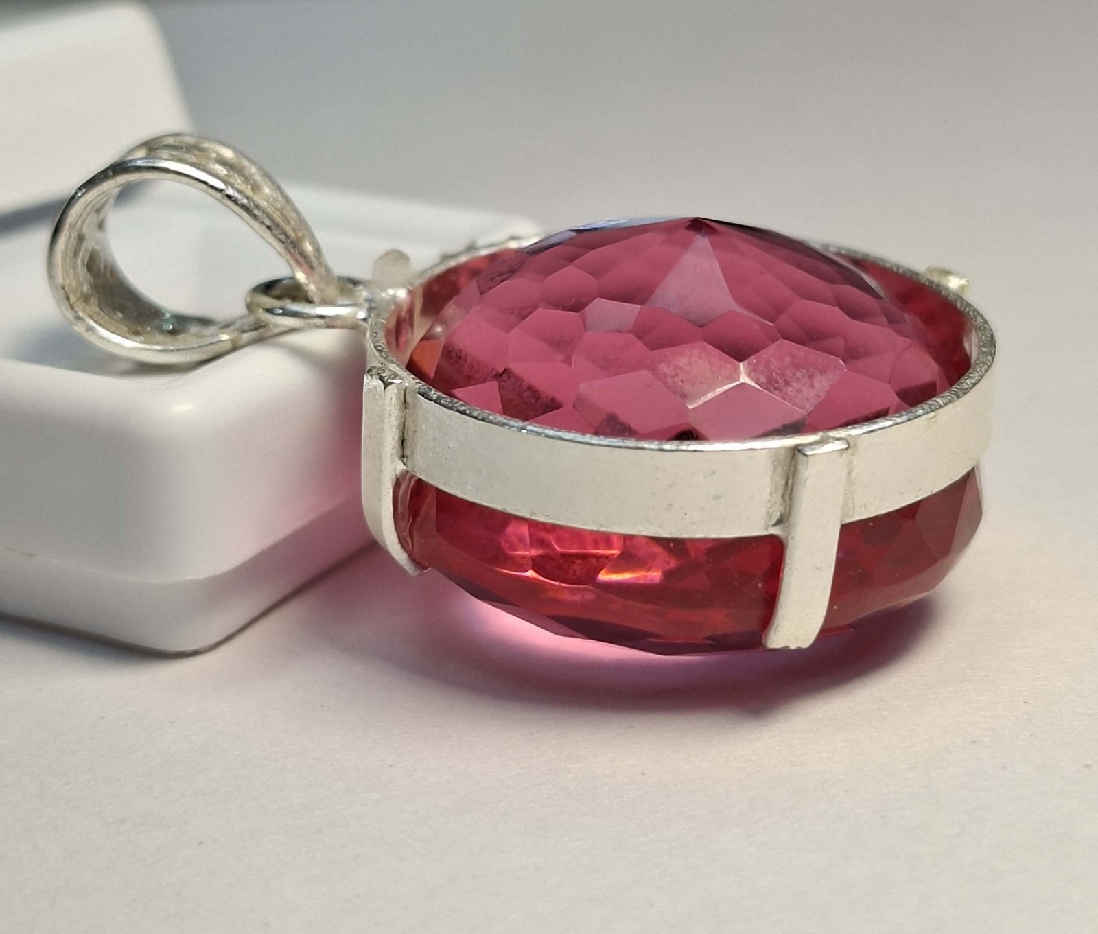 87.90 Ct Awesome Pink Topaz Round Cut Gemstone EGL Certified Lab-CreatedSB918