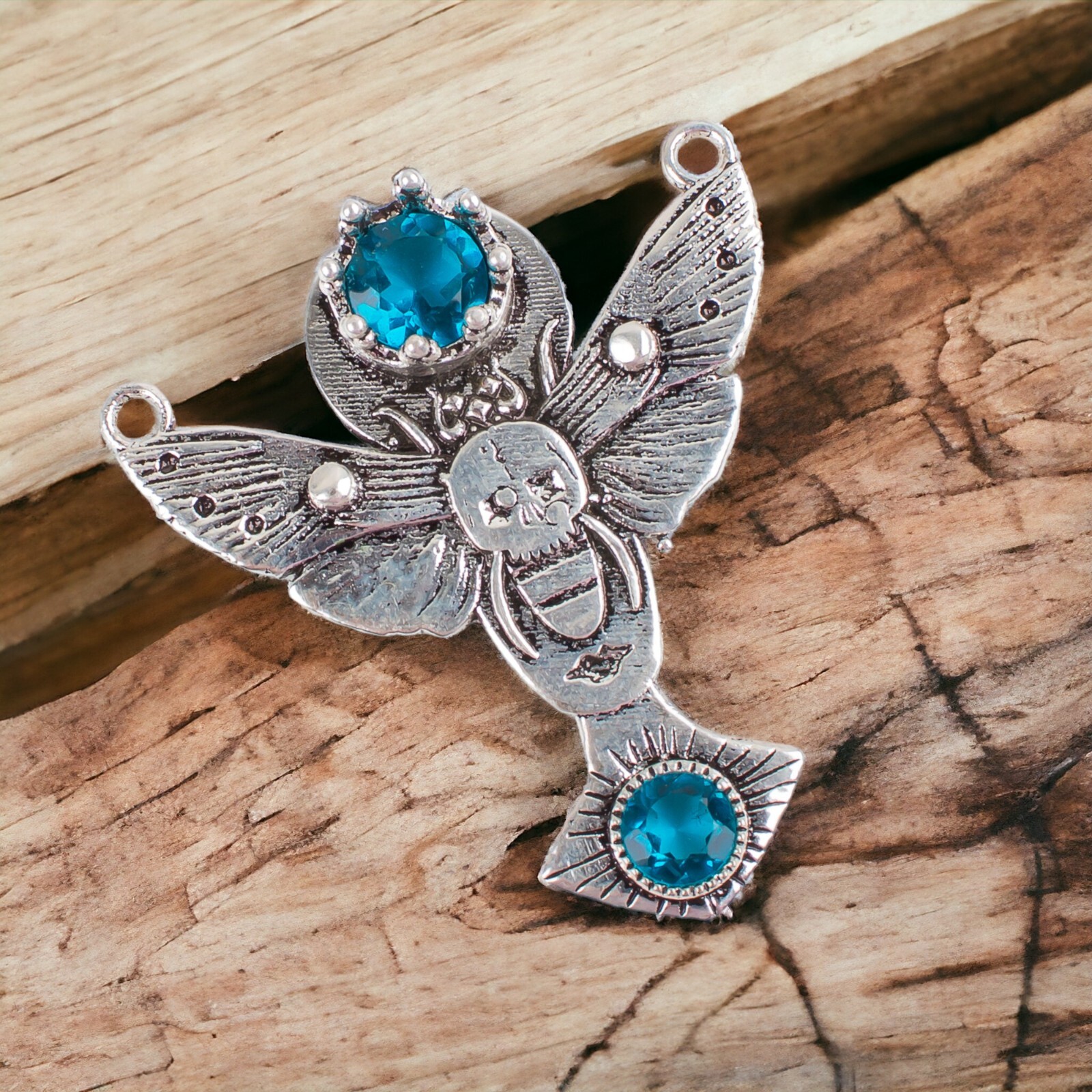 925 Sterling Silver Apatite Gemstone Jewelry Dainty Handmade Pendant 1.5″For Her
