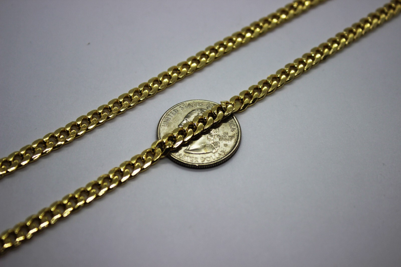 10K Yellow Gold 2.2mm – 7mm Miami Cuban Chain Necklace Bracelet 7″ – 30″ Hollow