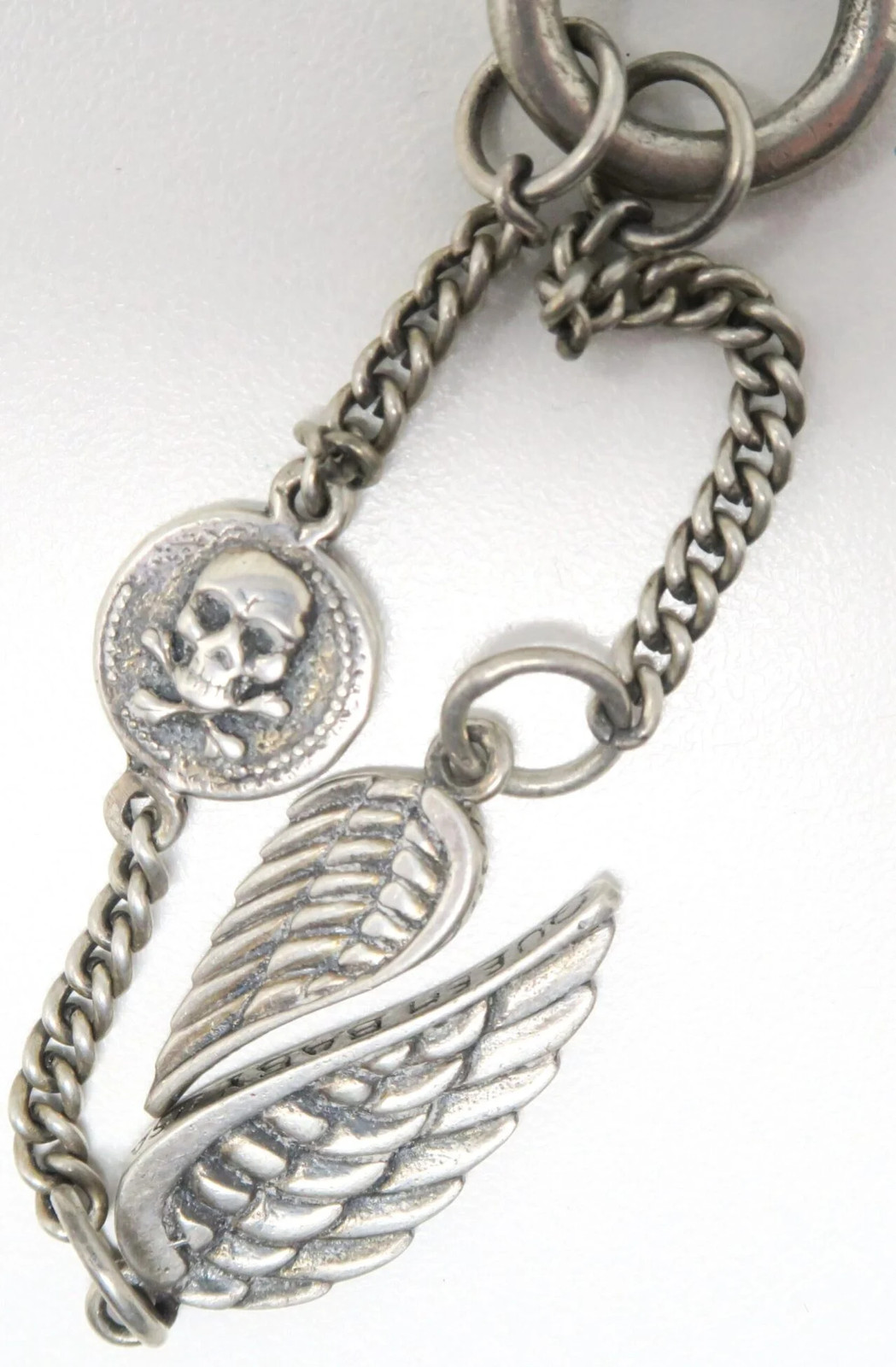 King & Queen Baby Sterling Silver Necklace 23.5″ 40.8g .925 29986