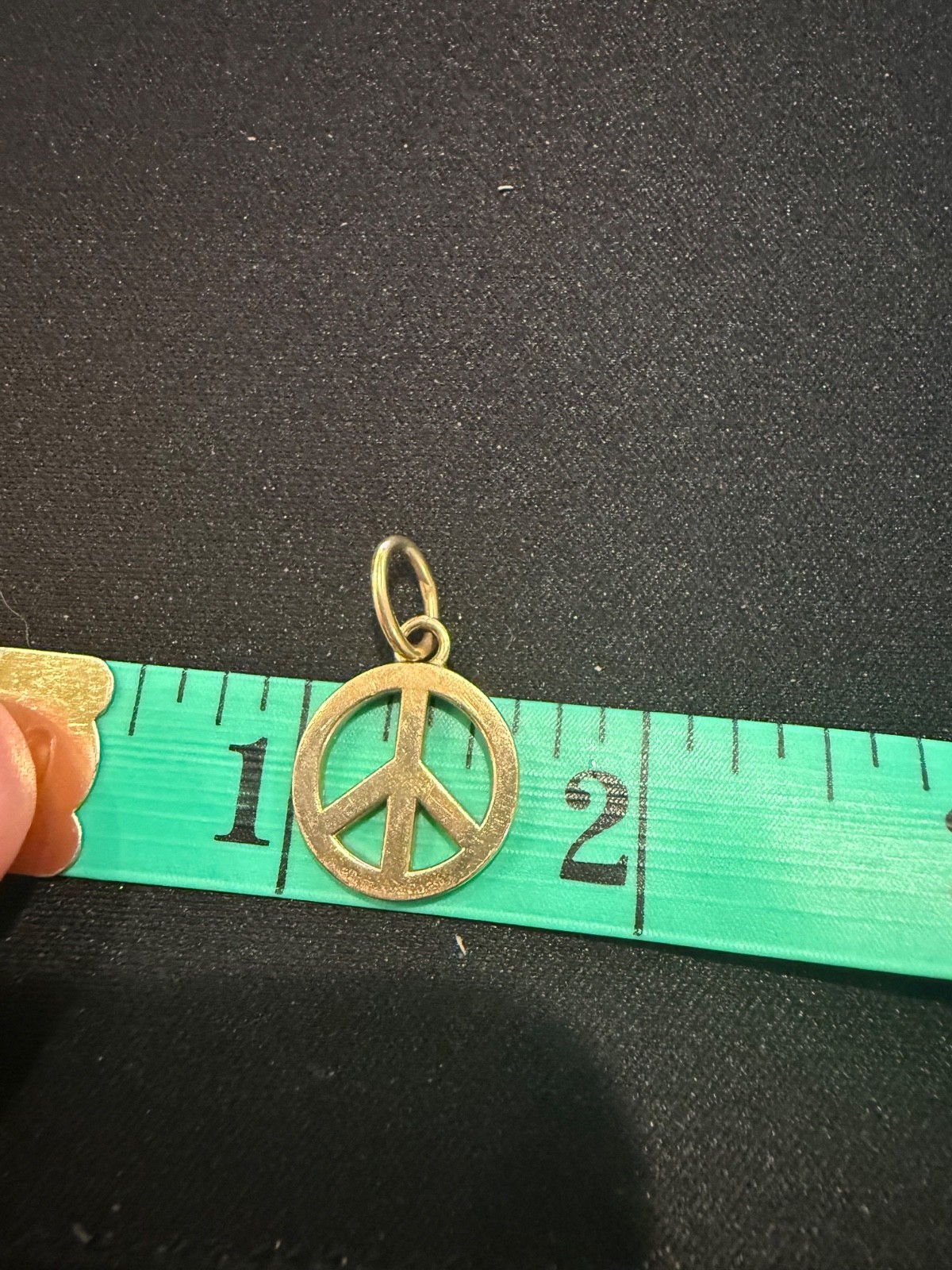 Tiffany & Co. Yellow Gold Peace Pendant or Charm