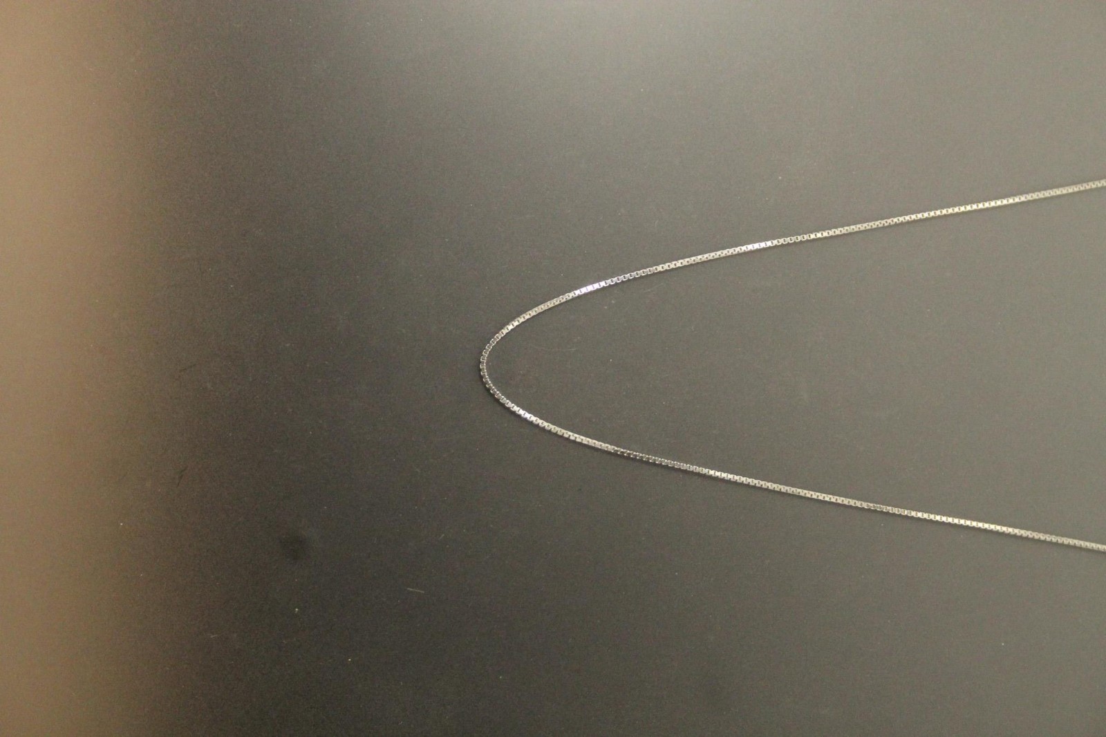 925 Sterling Silver Thin Box Chain 18 1/2 Inches 1.8 Grams (NEC5779)