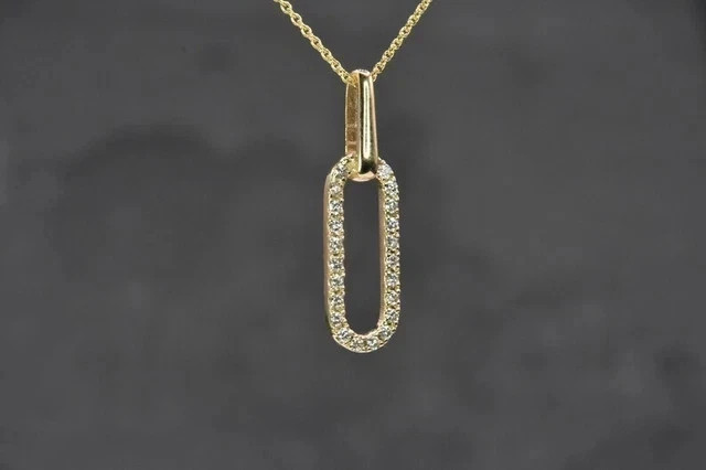 0.30Ct Round Lab Created Diamond Women’s Pendant Necklace 14K Yellow Gold Plated