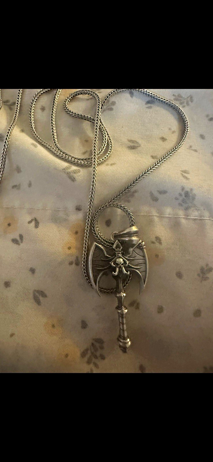 Sterling Silver Axe Pendant