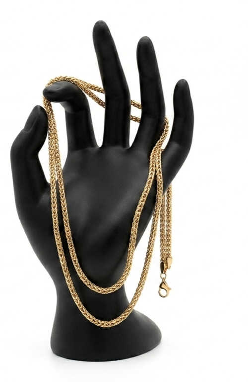 14 karat Italian Spiga link (Wheat link) chain, weighing 13.1 grams (EXJ4)