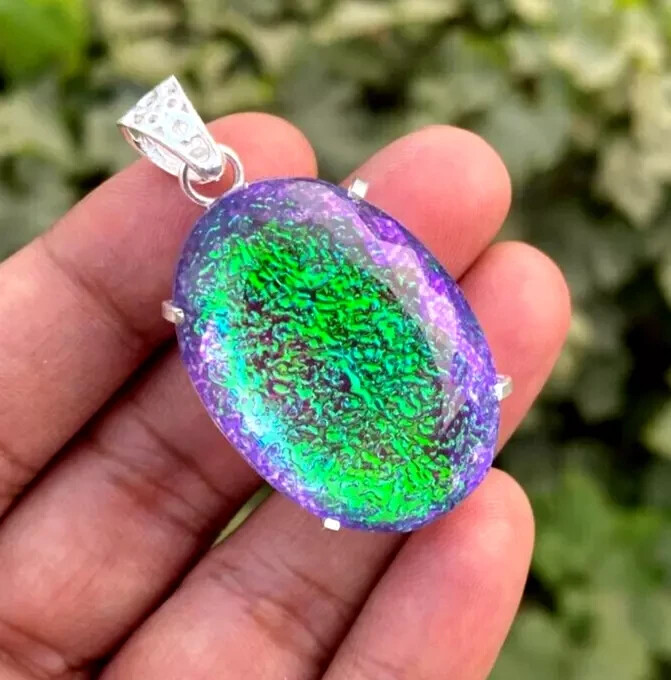 110 Ct+ Natural Oval Monarch Fire Opal Doublet 925 Solid Silver Pendant Gemstone