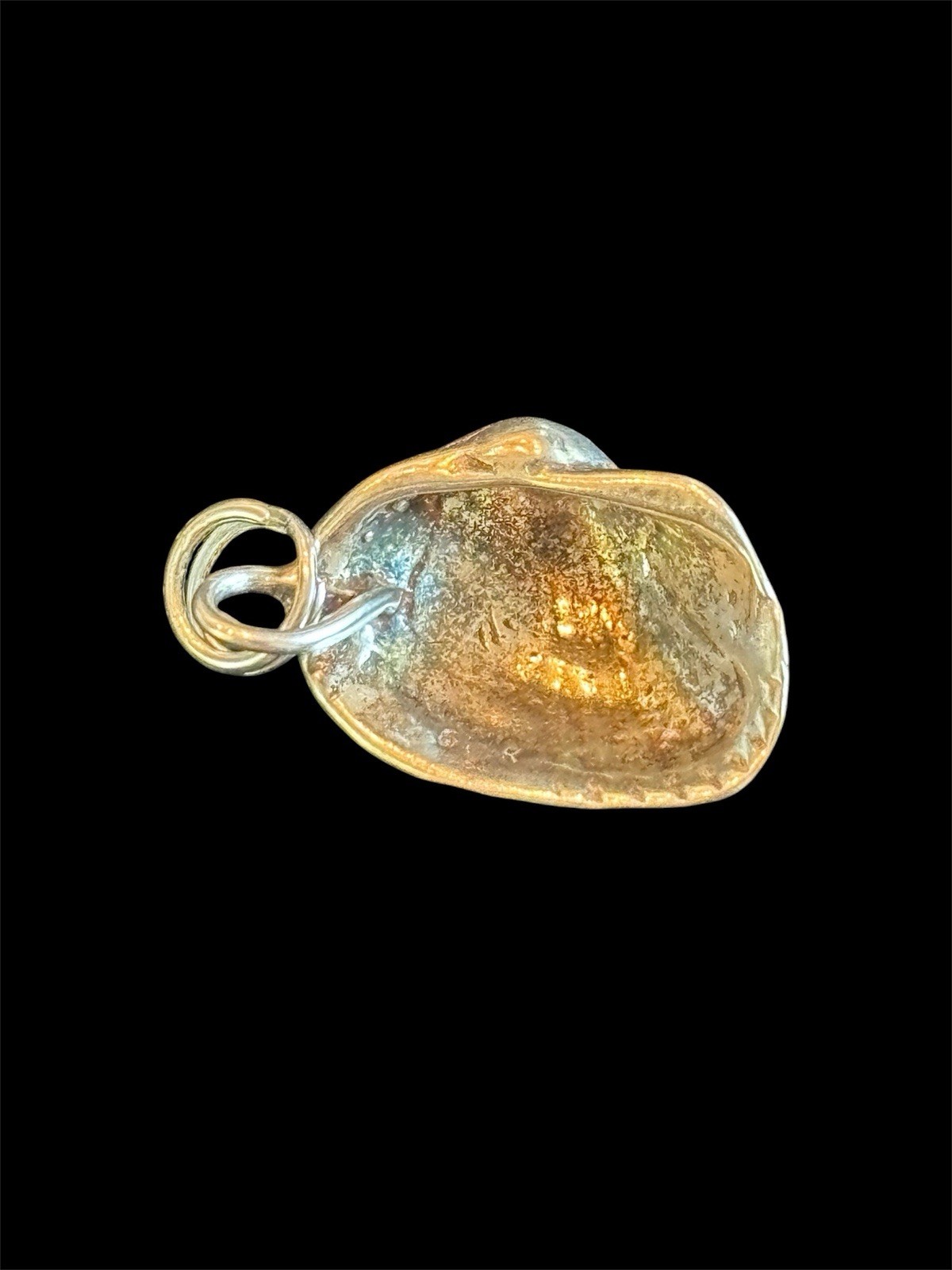 Sterling Silver Oyster Shell Beach Ocean Charm Pendant 925