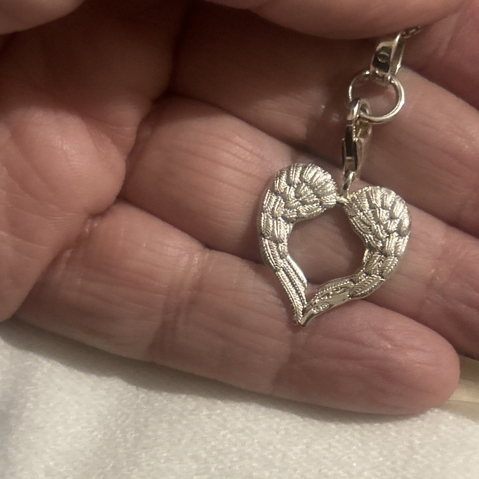 Rare Thomas Sabo 925 Silver Sparkly Clear Stone Set Heart Pendant 70cm TS Chain