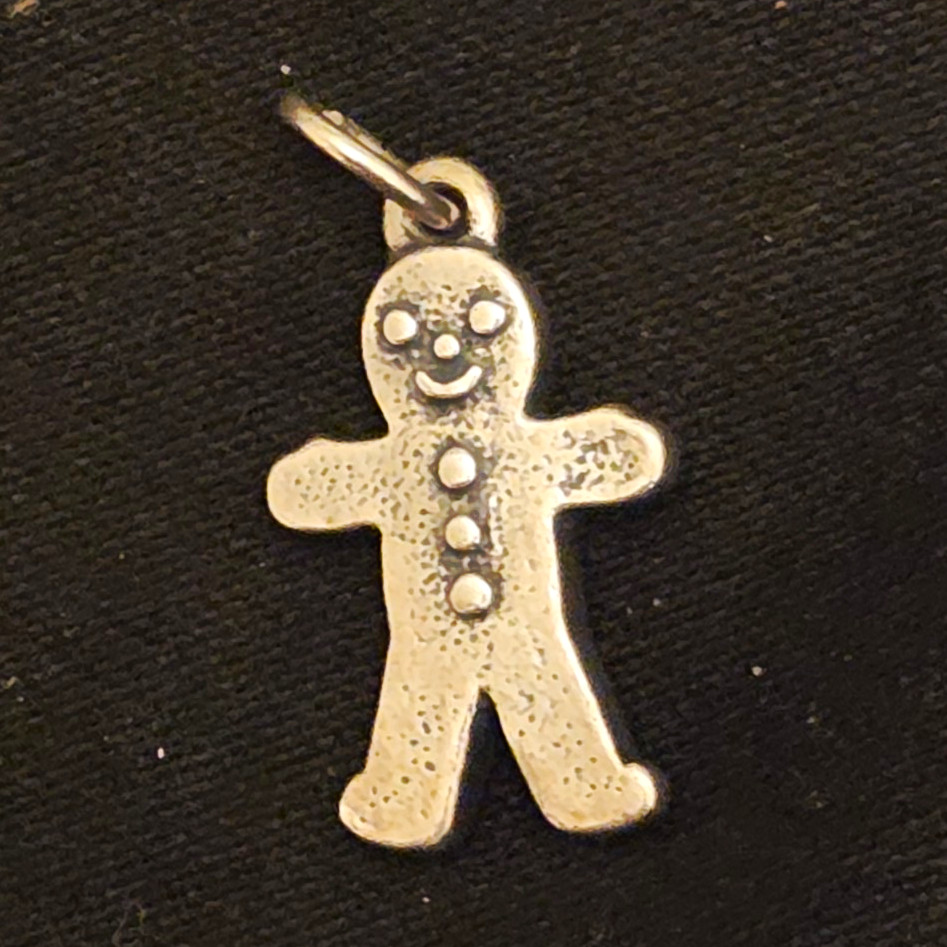 James Avery 925 Gingerbread Boy Charm