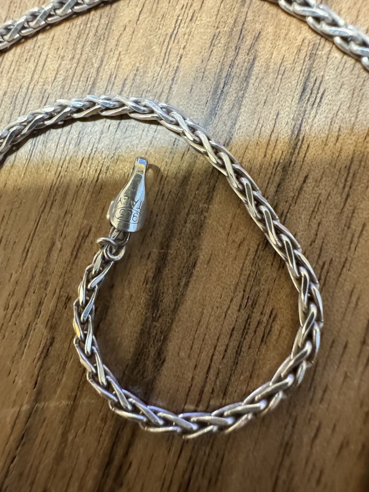 Unique 18” Sterling Silver 925 Italy Braided Rope 2mm Necklace Chain~8 Grams