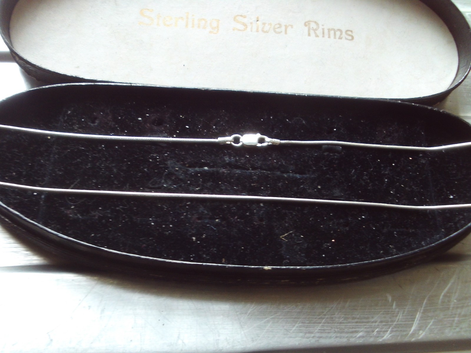925 silver 15.5″ snake chain necklace 2 mm width