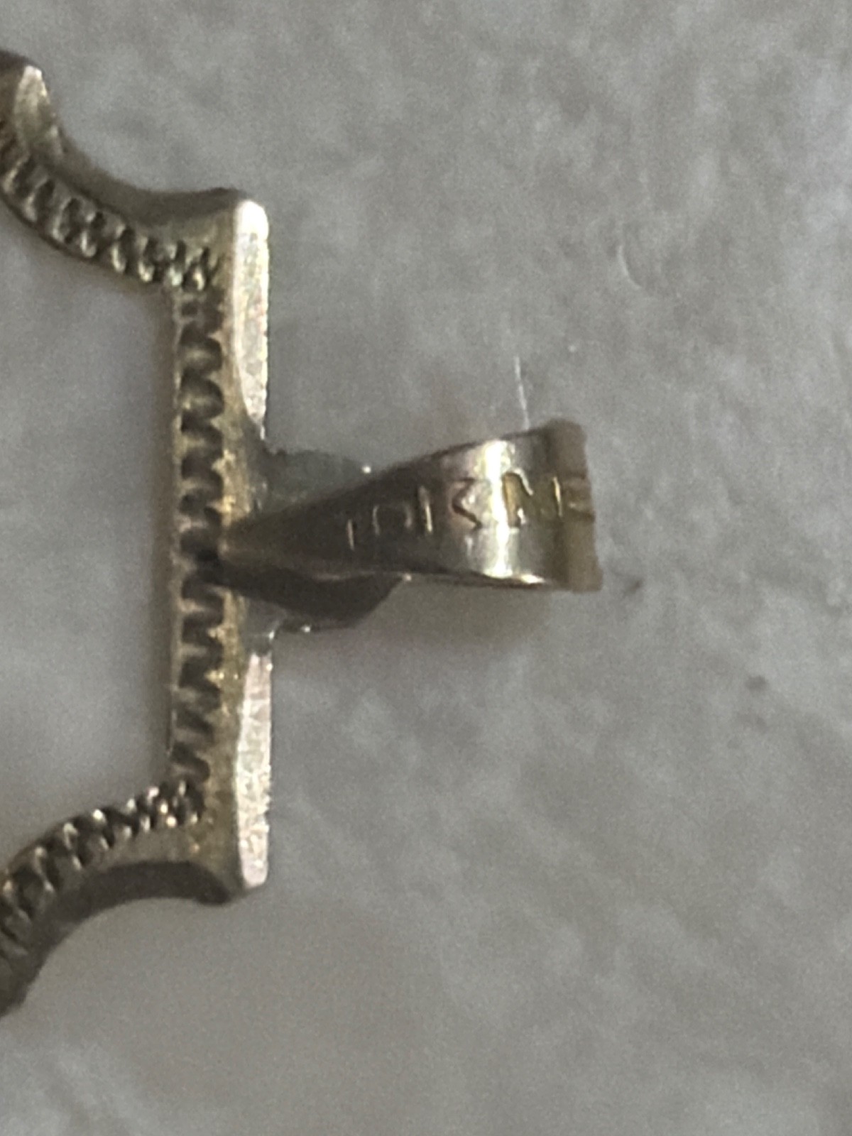 10 k gold christ pendant