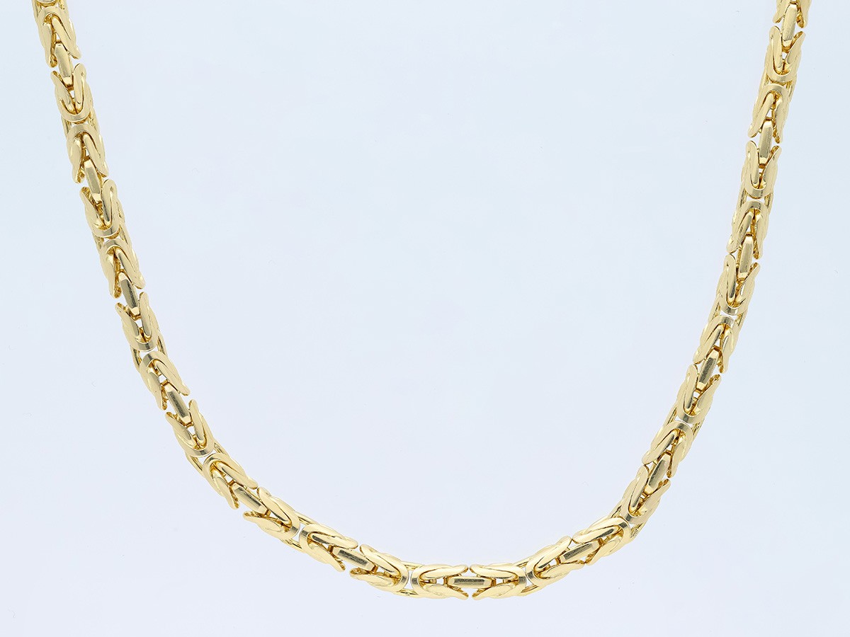 King Chain 585 Yellow Gold 14K 70cm 59.19 Grams Detail Jewelry Great Price