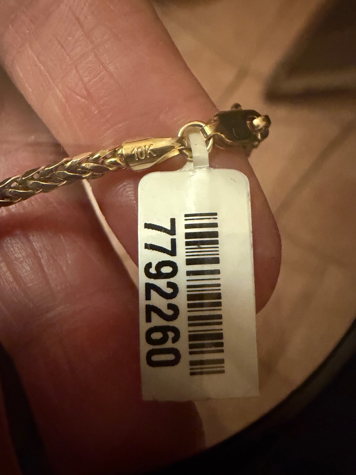 10K Yellow Pure Gold Palma Chain Necklace (20 Inches) (2.5mm, 5.2 Grams) NEW
