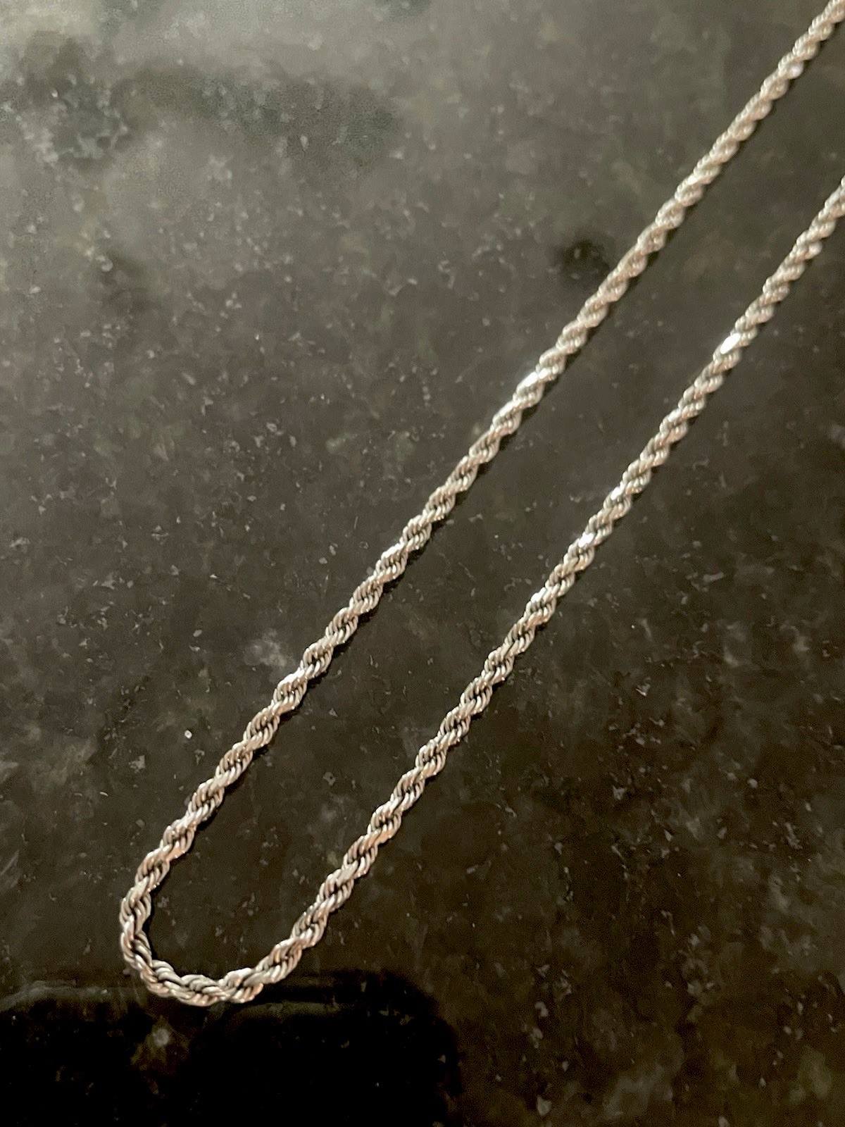 Excellent Michael Anthony 18”L 3mm Solid 14K White Gold Chain Necklace 6.45Grams