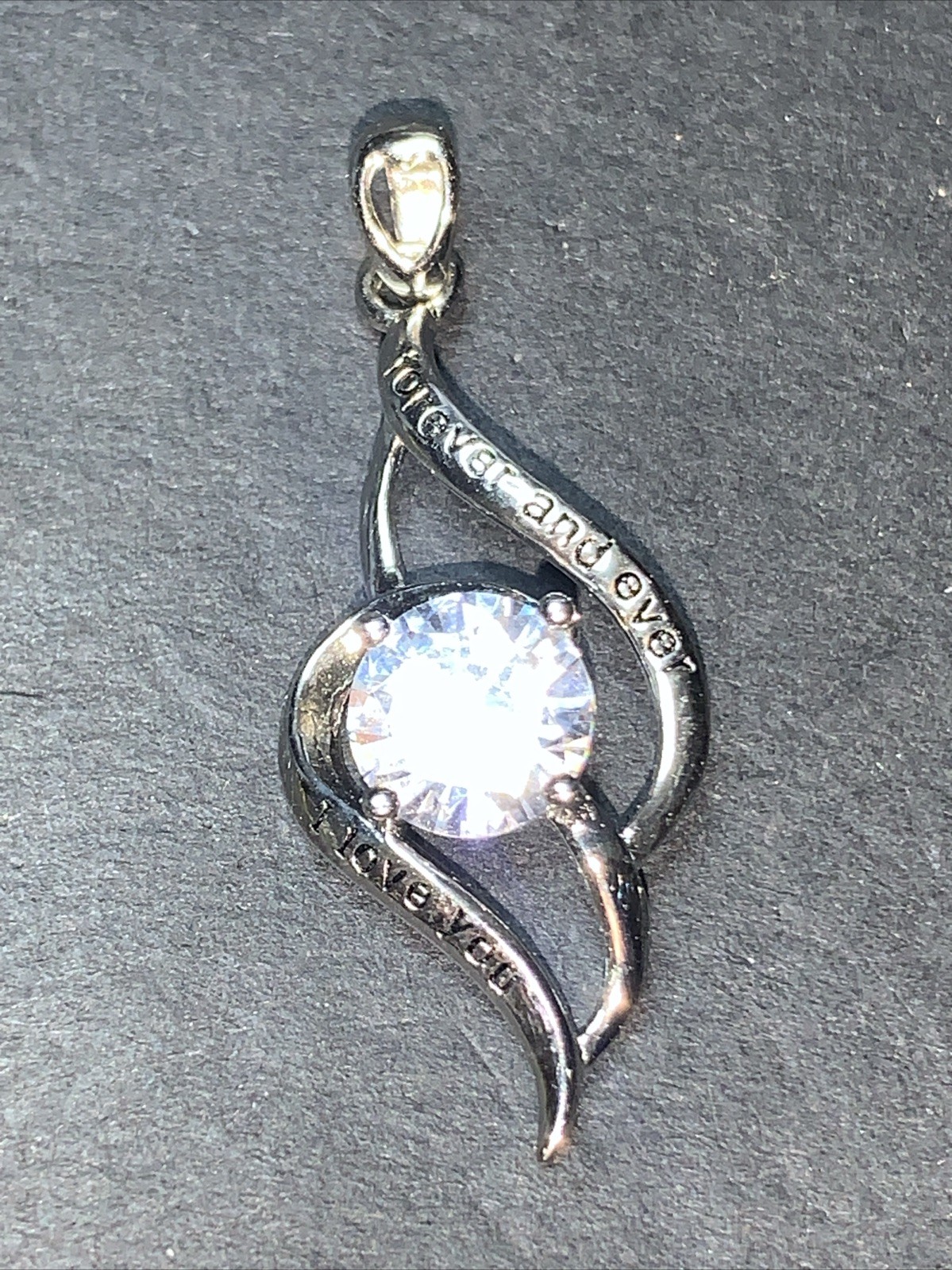 STERLING SILVER 925 Lot Necklace Pendant A17 MUATOGIML New I Love You Forever