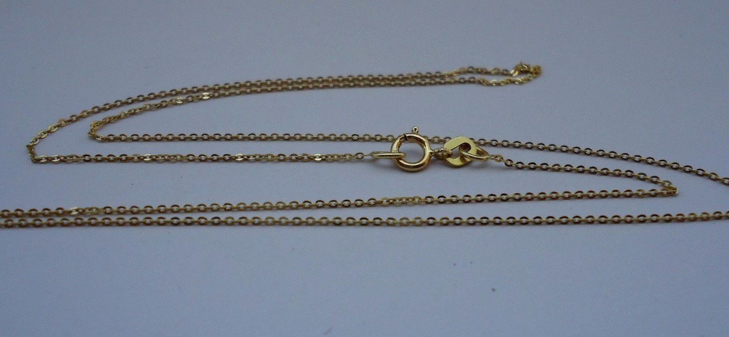 14K SOLID YELLOW GOLD CHAIN / ELEGANT AND STRONG SOLID / 18” LONG