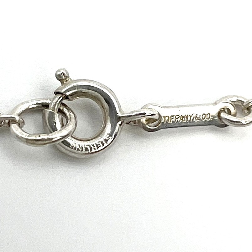 Tiffany & Co. Infinity Cross Pendant Long Necklace 925 Sterling Silver Japan