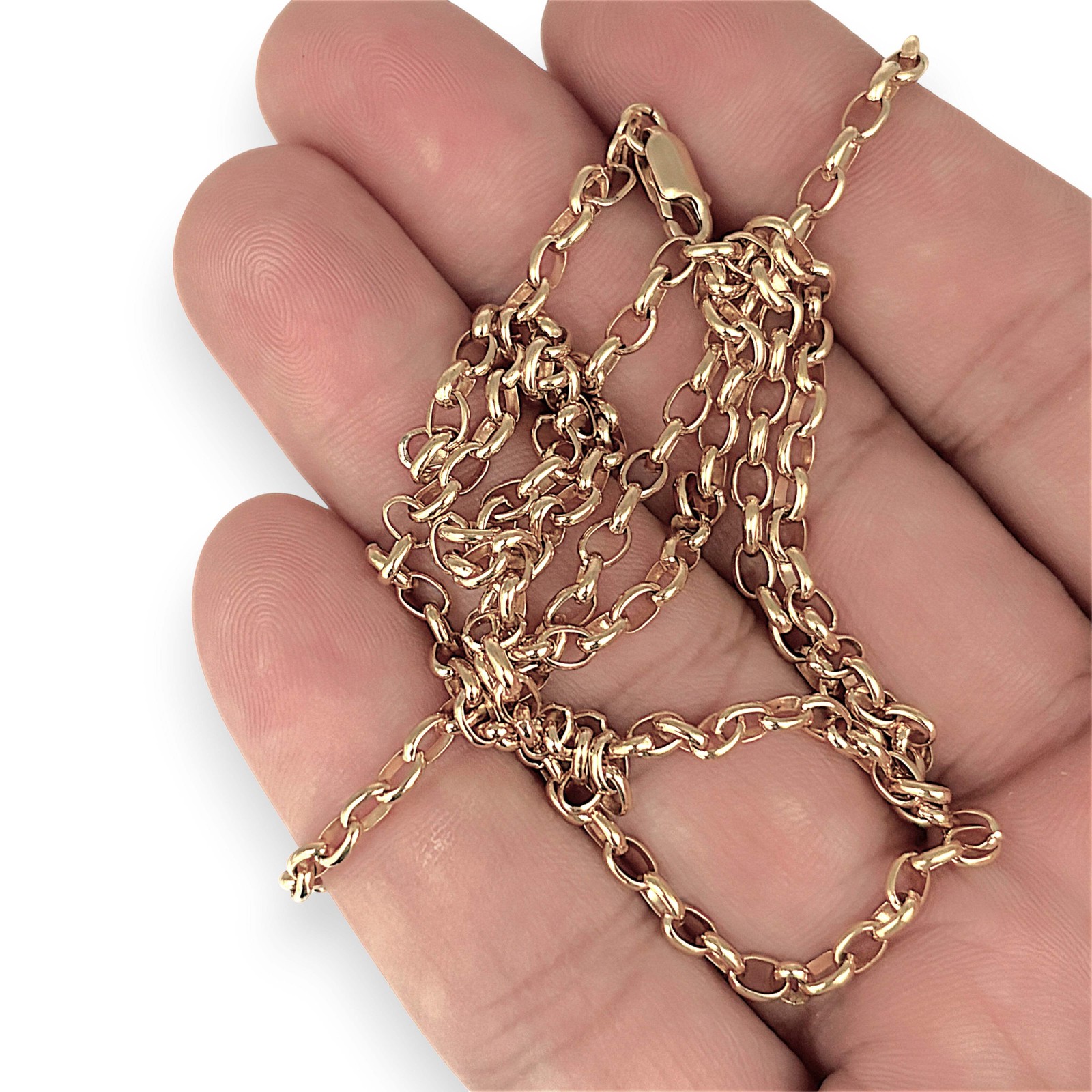 NZGD | 9ct Gold Classic Belcher Refurbished Chain 70cm