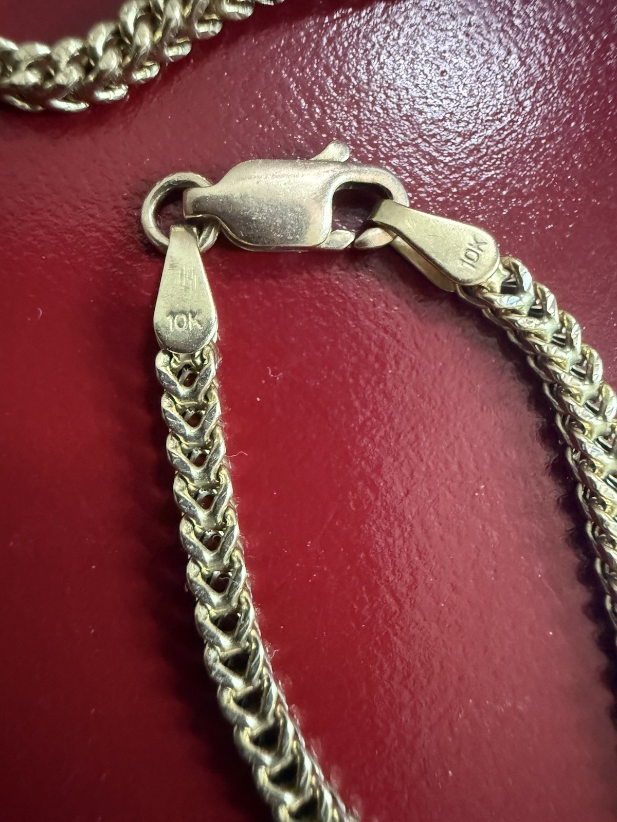 10k Solid Gold Franco 2.5mm Diamond Cut 22inch