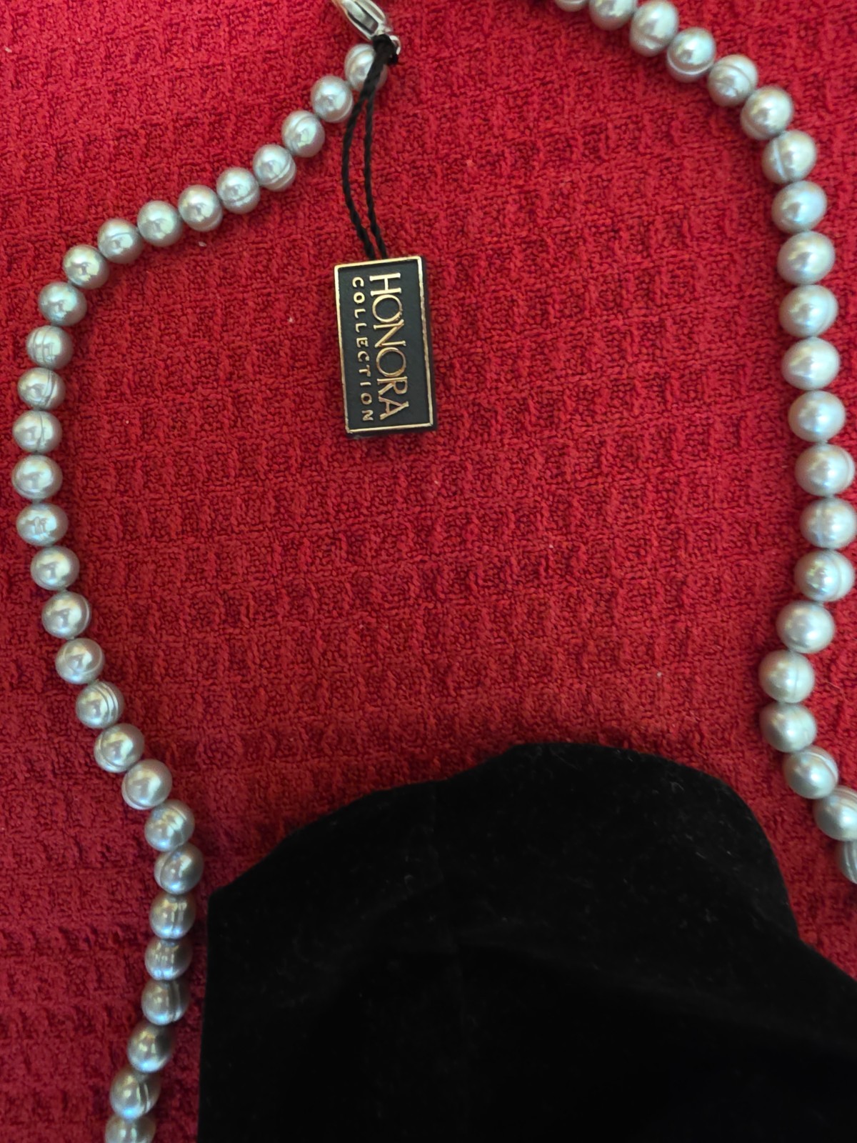 HONORA PEARLS Cultured Pearl 30″ Long Necklace with Silver Clasp
