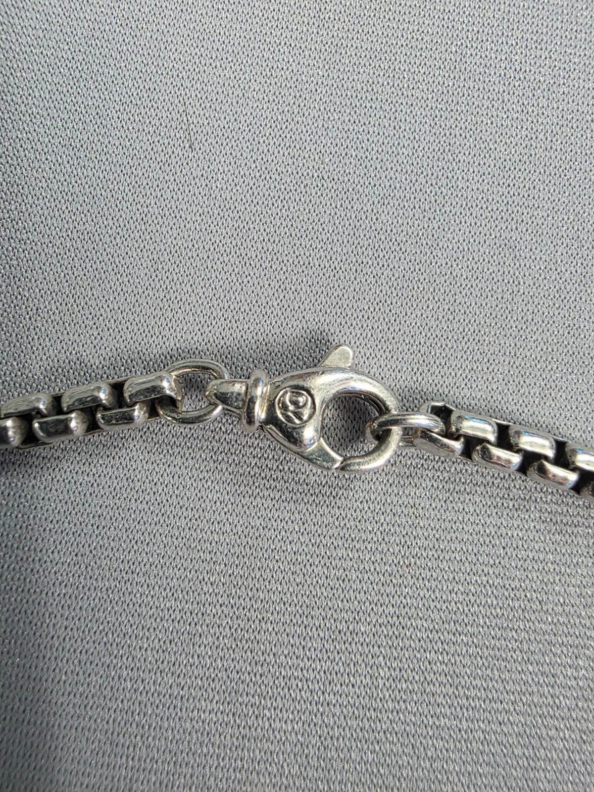 DAVID YURMAN 26 INCH 3.6MM ROUND BOX CHAIN NECKLACE .925 STERLING SILVER