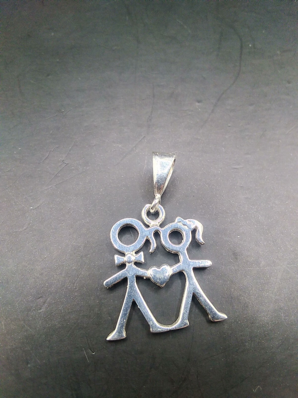 925 Silver Pendant/Charm Male&Female Relationship Friendship Couple Marriage