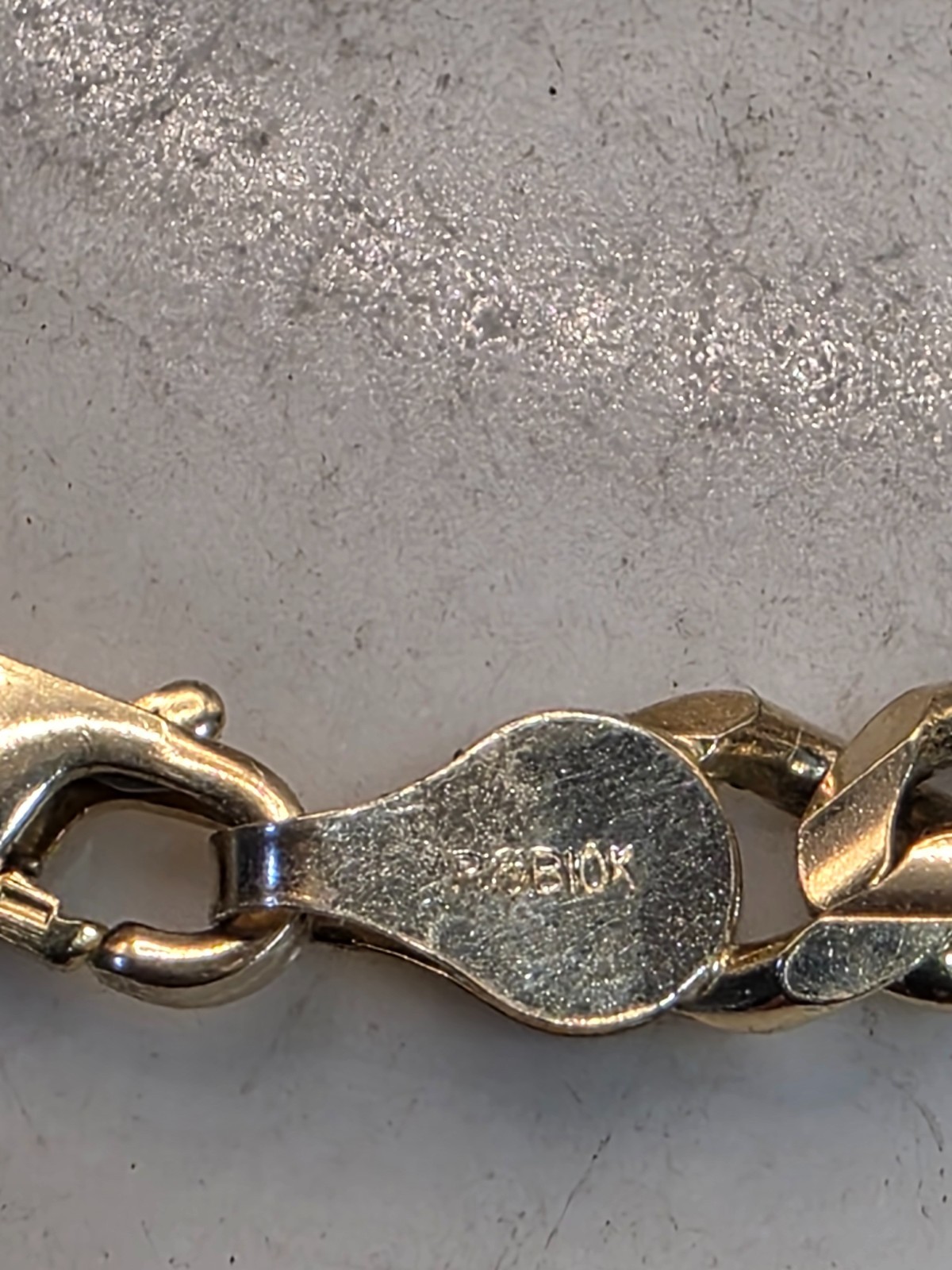 10k Solid Yellow Gold Authentic 5mm Cuban Link Bracelet S9″ 11.8gms!