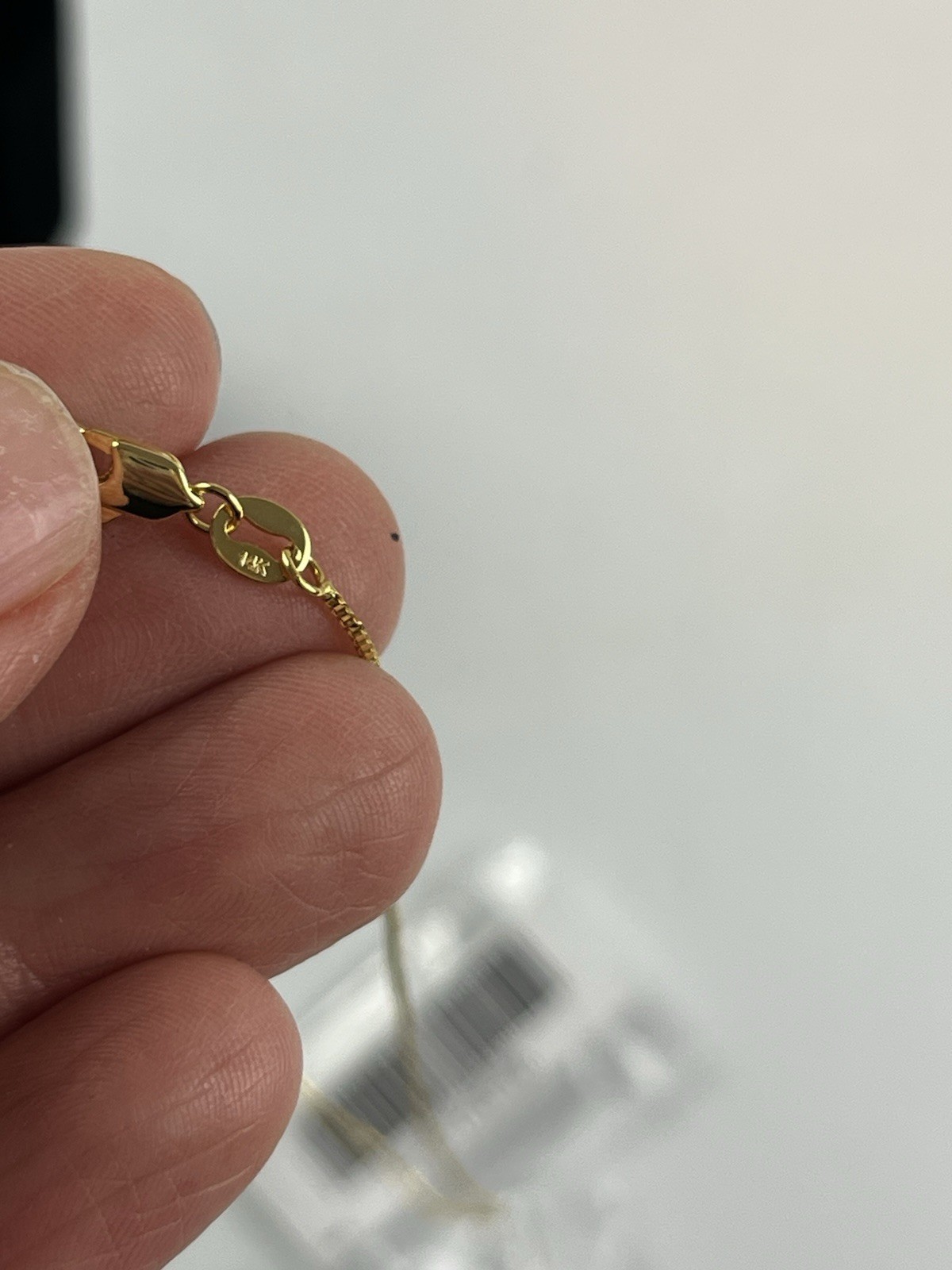 Spetlex 14K Yellow /white/rose Gold Box Chain Necklace Lobster Clasp 20in