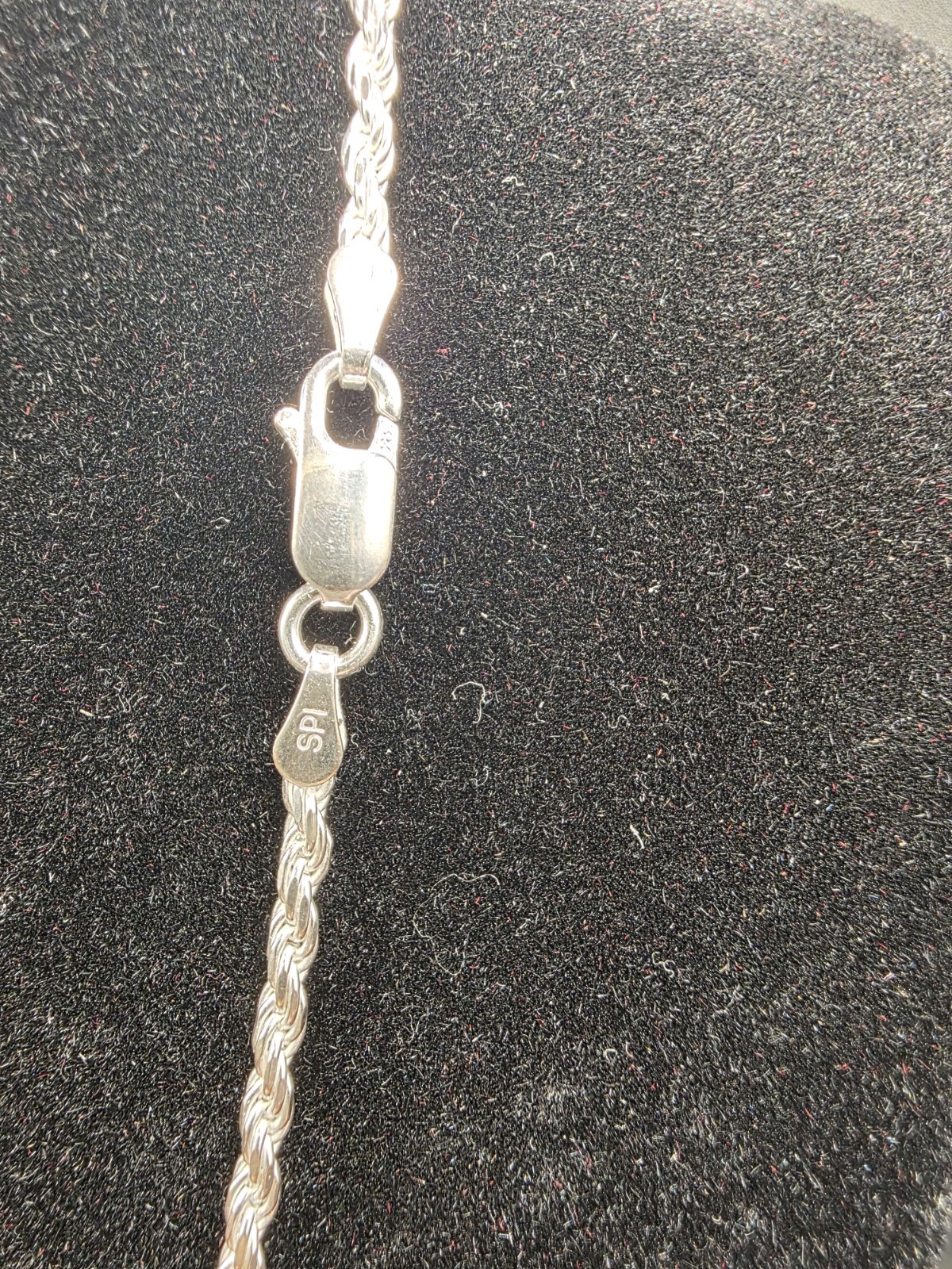 Sterling Silver 22-inch Rope Chain Necklace 11g