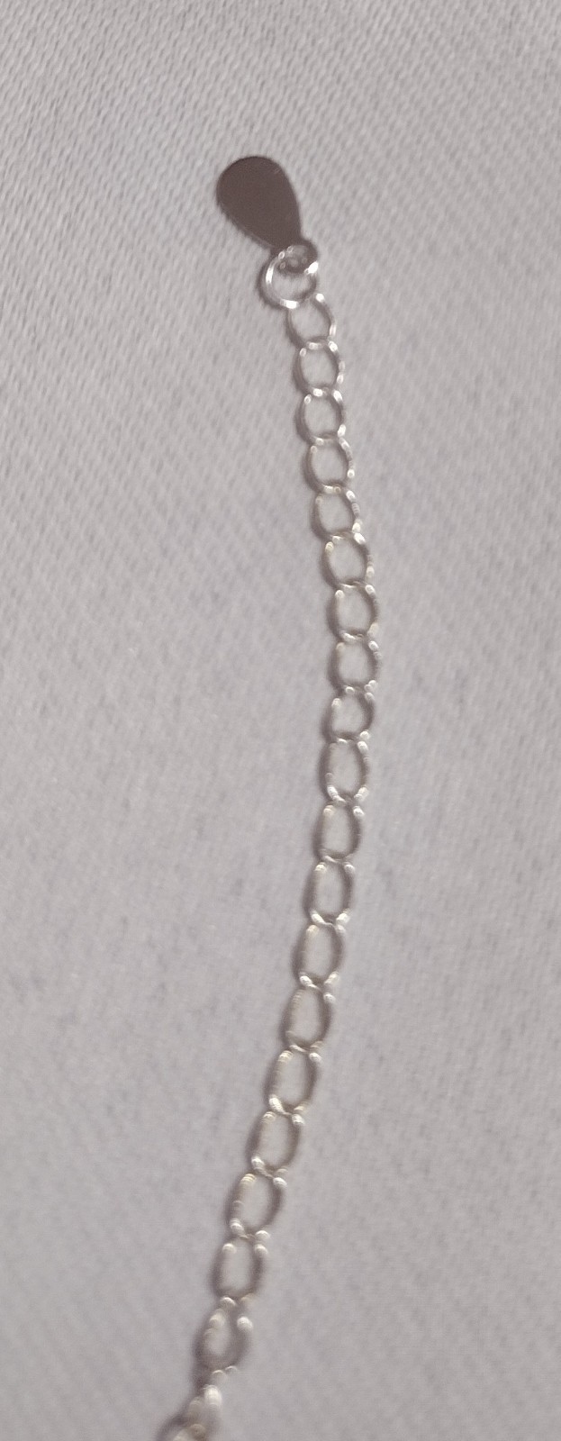 Fun Sterling Silver 12″ (3.5′ Ext) Choker Necklace Dual Style – Paperclip & Bead