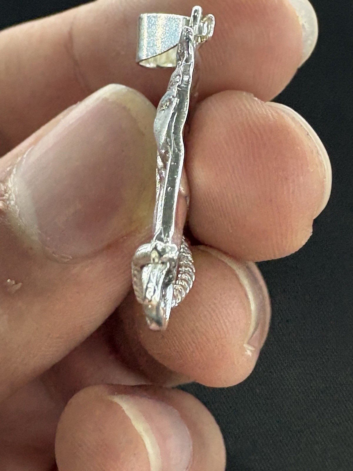 925 Sterling Silver Horse Head Pendant