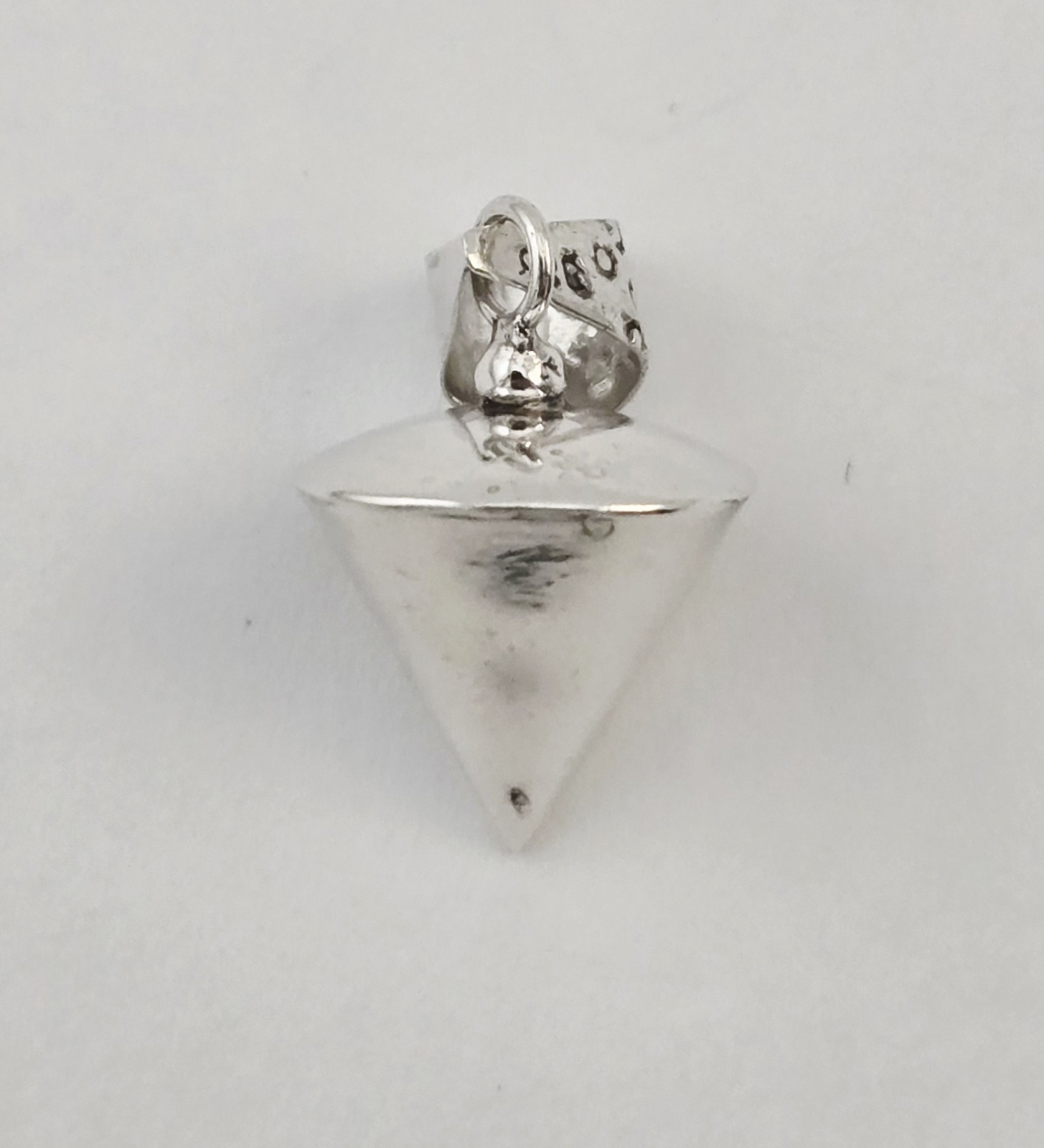 Vintage Taxco Sterling Silver Geometric Modernist Petite Pendant 925 – 1.6g
