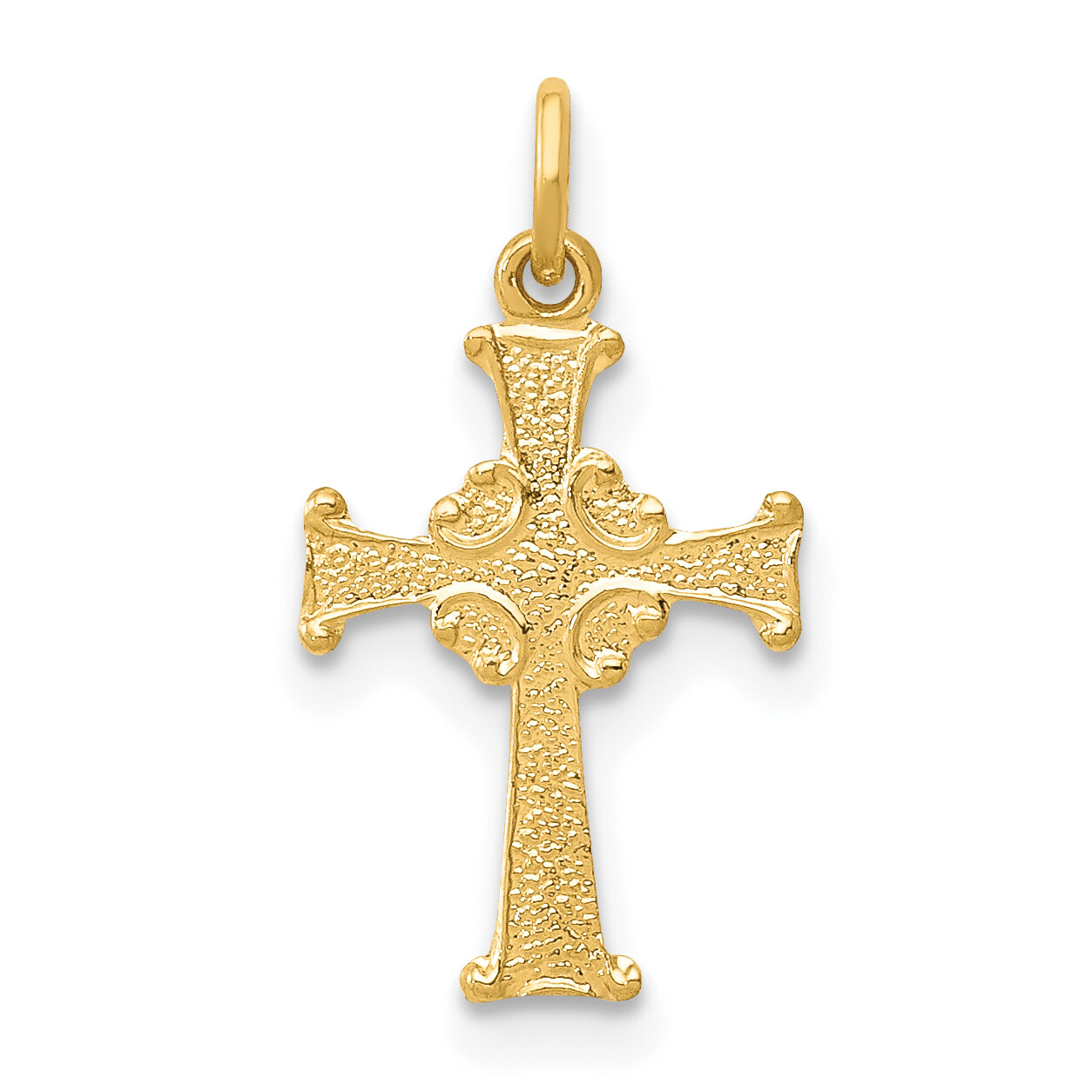 14k Celtic Cross Charm XR194