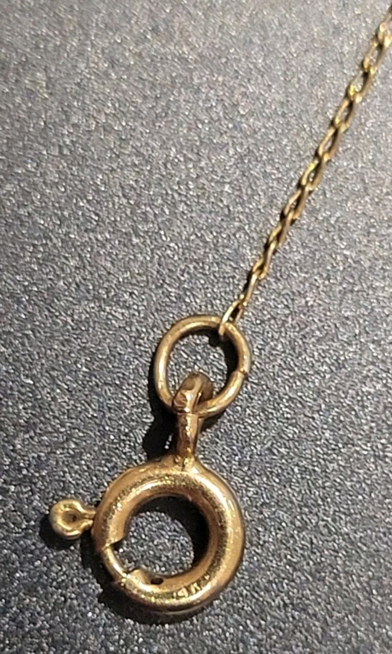 PRICE REDUCED, 14k gold necklace chain 17 Inches FREE SHIPPING