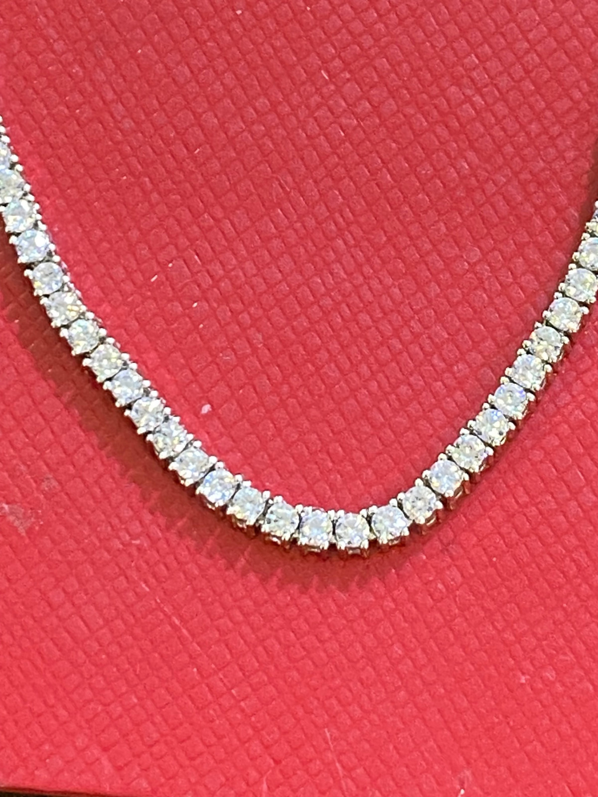 925 silver tennis chain necklace 18 inches 2mm /a1