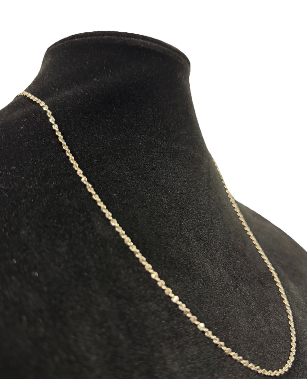 Vintage 925 Silver 24” Milor Italy Twist Rope Ball Slide Necklace 3mm