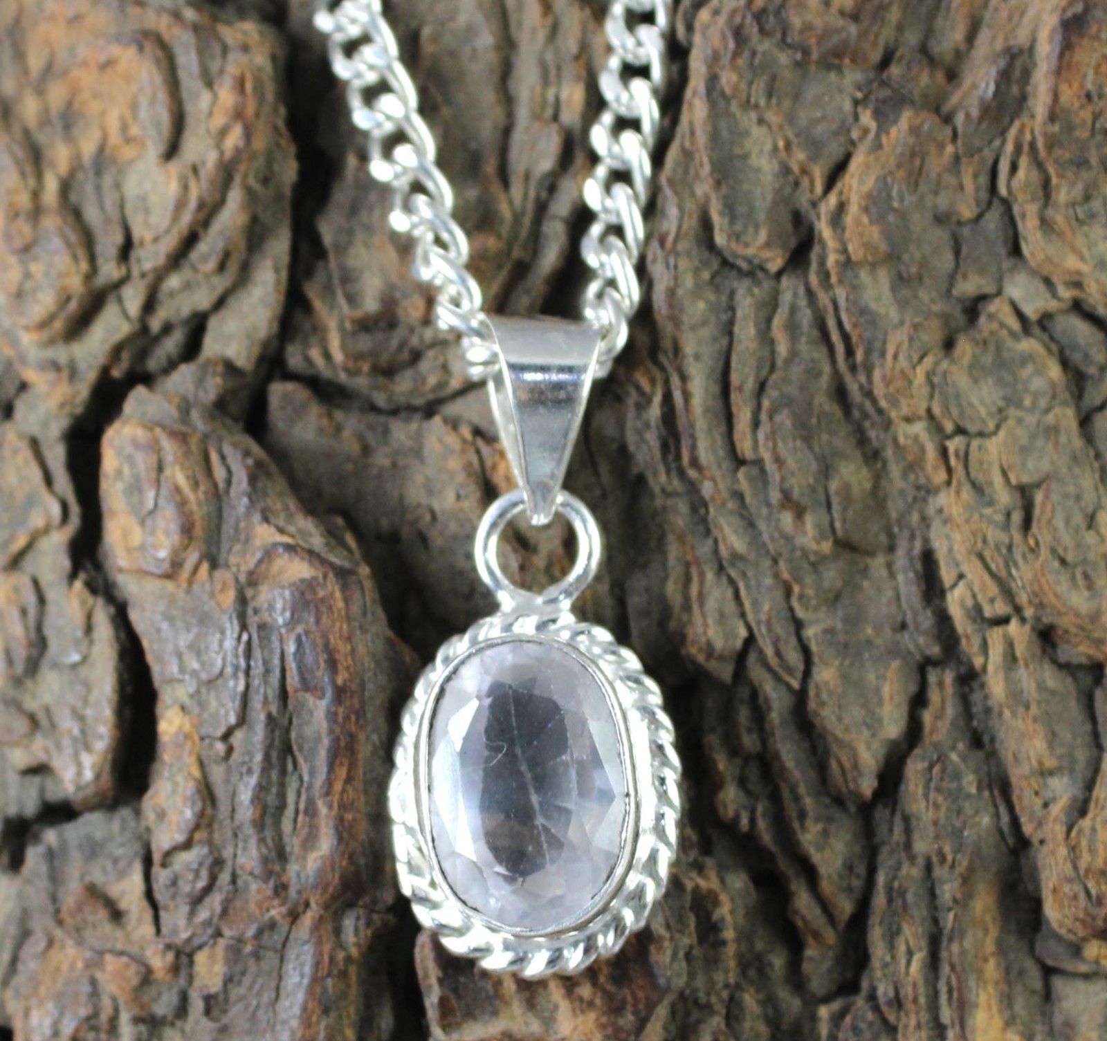 Russian Natural Phenakite 9.35 Ct Oval Gemstone Certified Pendant Free Shipping