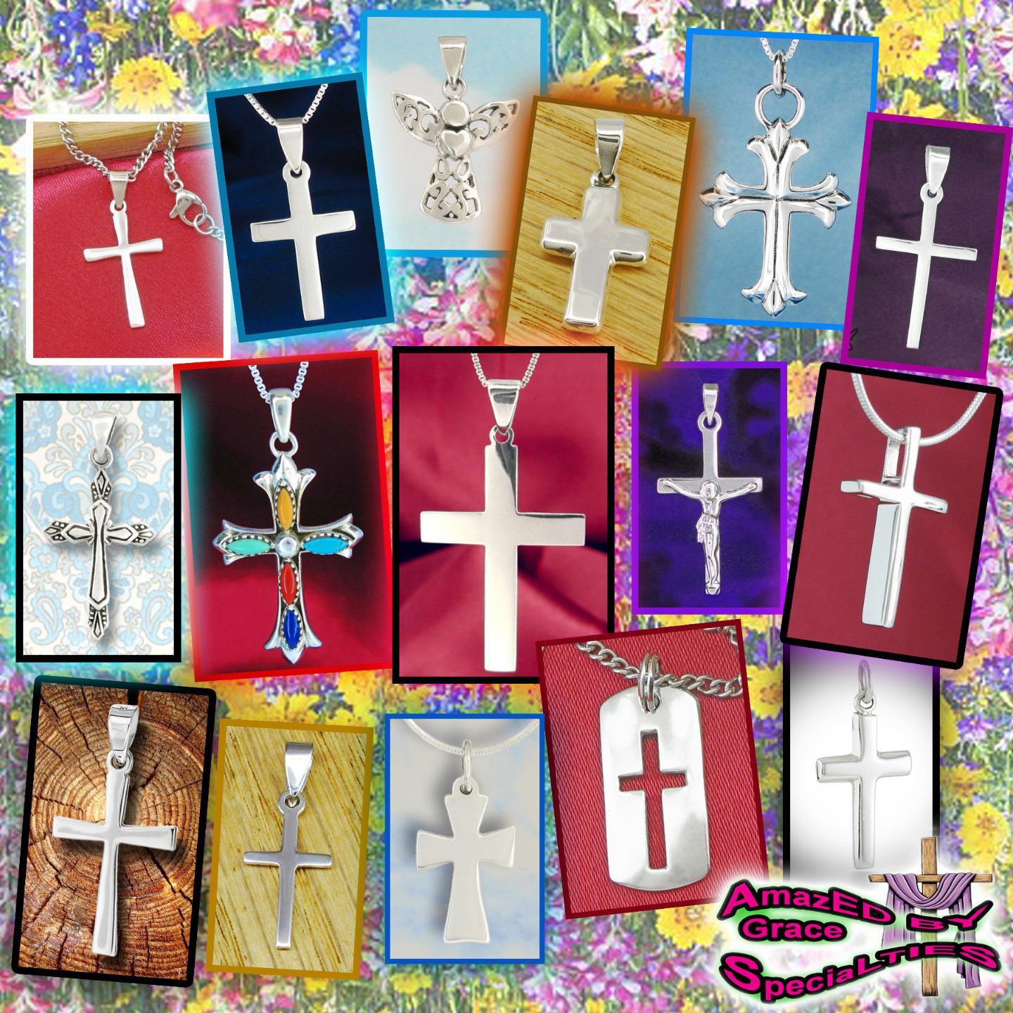 Small 925 Sterling Silver Cross Pendant – NEW!