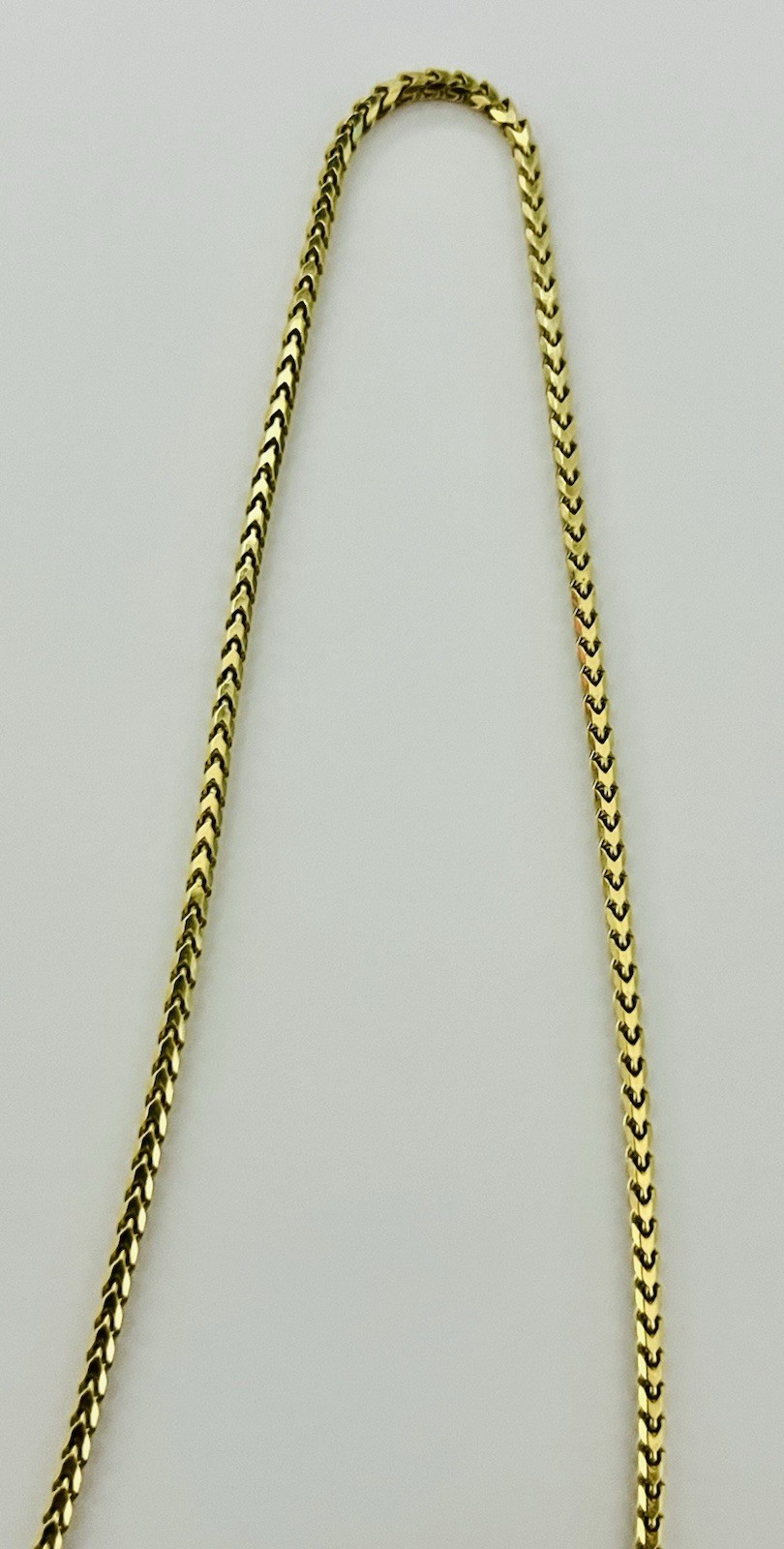 14K Solid Yellow Gold Franco Chain 27” 2.5mm 19.23 Grams