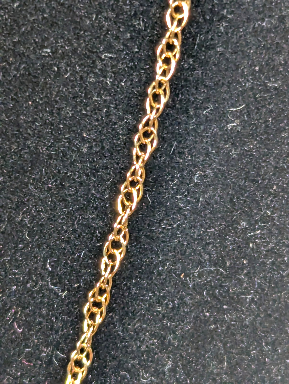 Vintage 10K SOLID Yellow Gold Necklace Chain Jewelry 19″ Gift FREE Shipping