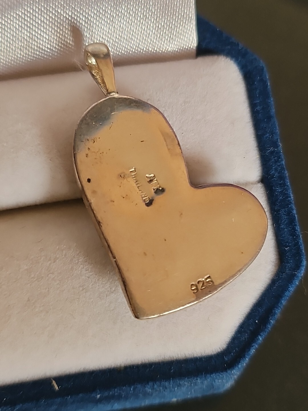 Designer Sterling Silver 925 PENDANT PINK, Blue, Gold MOP 1.6″ NWOT