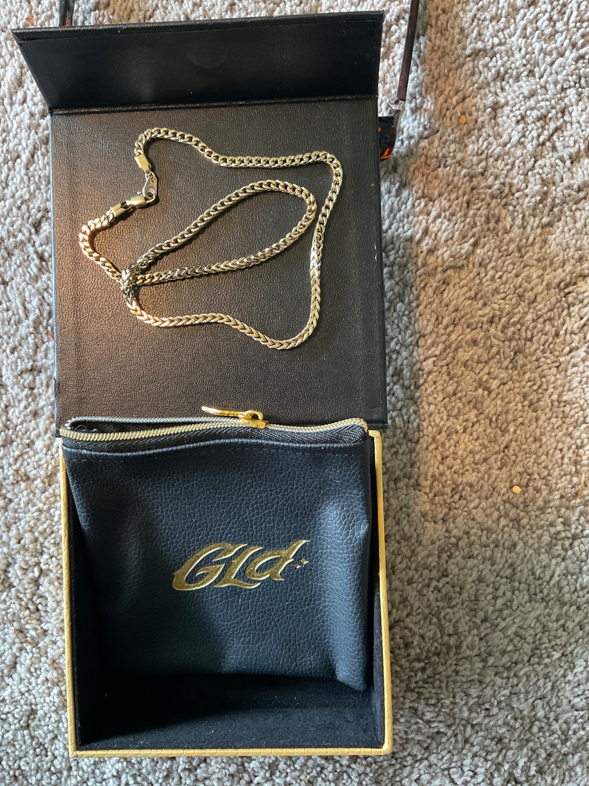 The GLD Shop 3mm Franco Chain 18” 18K Gold Plated Yellow Gold Necklace
