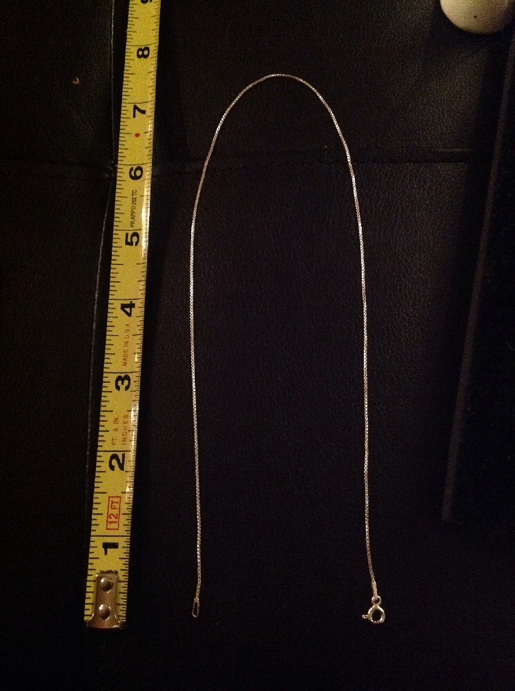 Sterling Silver 16″ Necklace B40