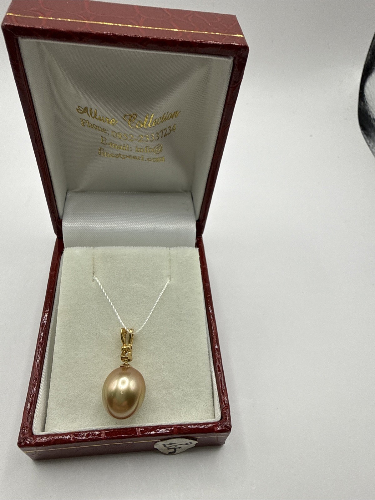 14k Golden Or Gold South Seas Pearl Pendant New