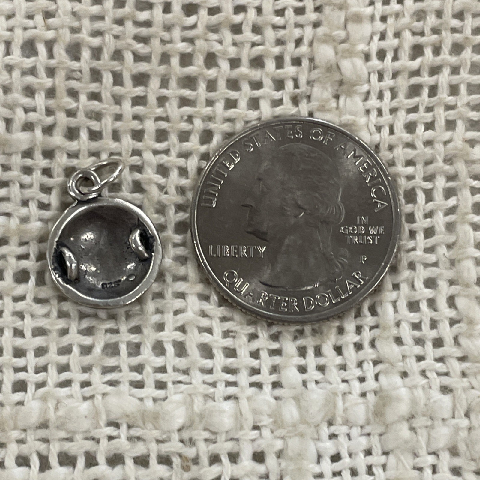 Sterling Silver 925 Armor of God Shield Of Faith Charm Pendant
